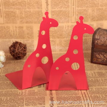 Giraffe creative tabletop bookend with cute animal shape